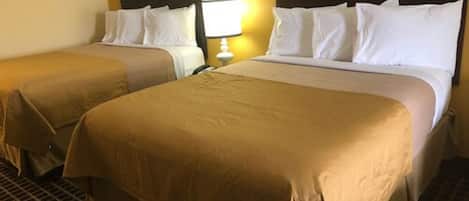 Desk, blackout drapes, iron/ironing board, free WiFi