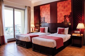 Standard Twin Room | 1 bedroom, premium bedding, pillowtop beds, minibar