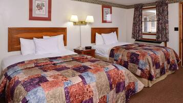 Standard Room, 2 Queen Beds | Iron/ironing board, free WiFi, bed sheets