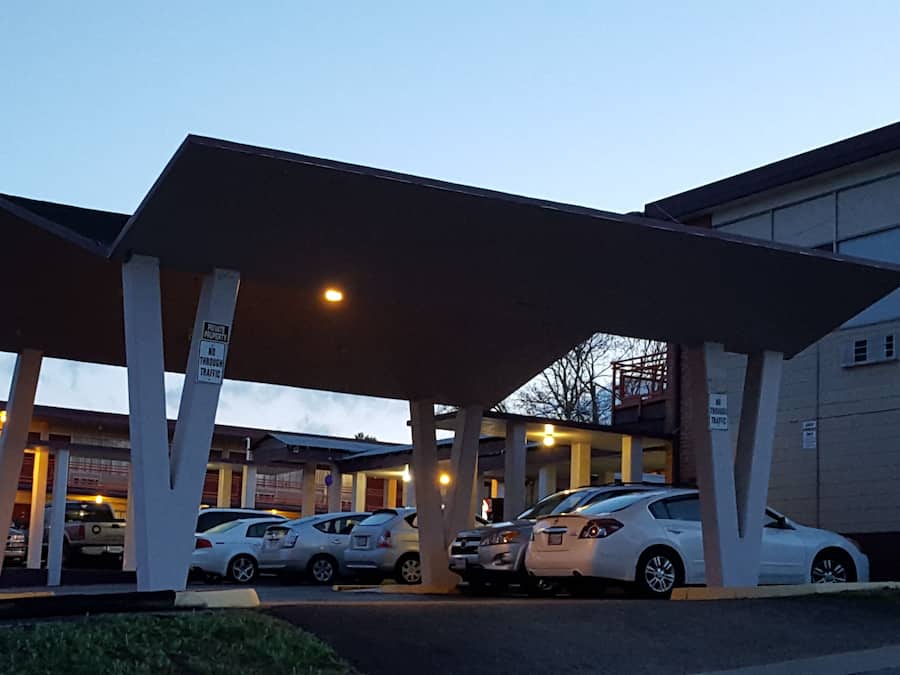 Front of property - evening/night