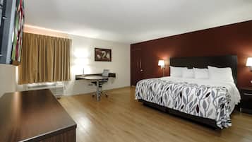 Superior-Zimmer, 1 King-Bett (Smoke Free) | Schreibtisch, kostenlose Babybetten, kostenloses WLAN, Bettwäsche