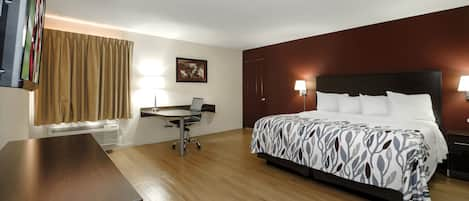 Desk, free cots/infant beds, free WiFi, bed sheets