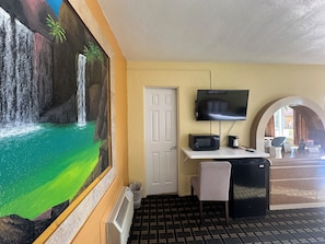 Room, 2 Queen Beds, Non Smoking | Minibar, iron/ironing board, free WiFi, bed sheets