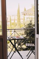 Quarto casal ou duplo luxo, terraço | Terraço/pátio