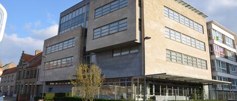 Voorkant van accommodatie