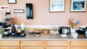 Free continental breakfast