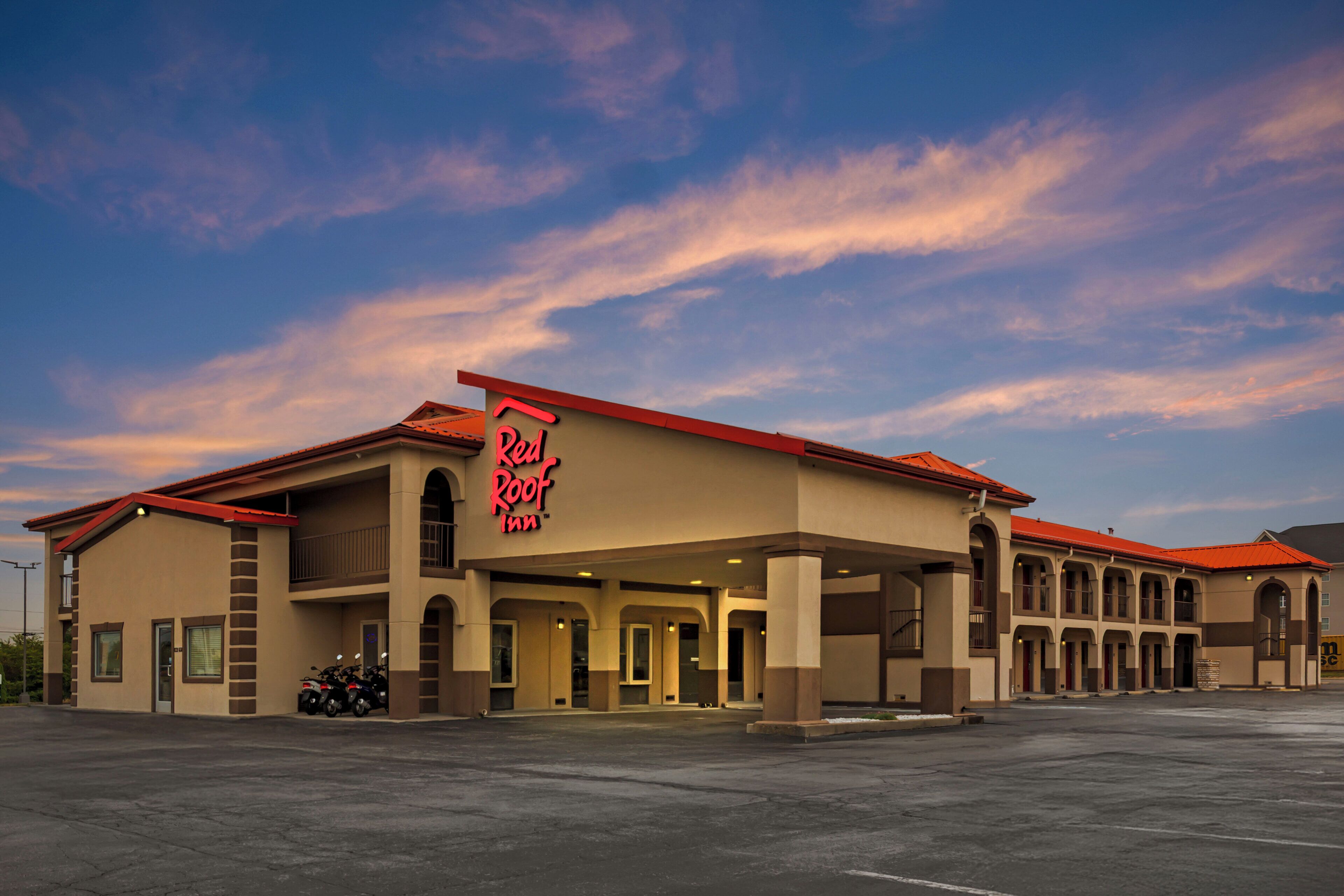 Front of property – evening/night