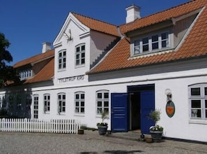 Overnatningsstedets facade