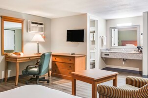 Room, 2 Queen Beds, Smoking | Desk, free WiFi, bed sheets