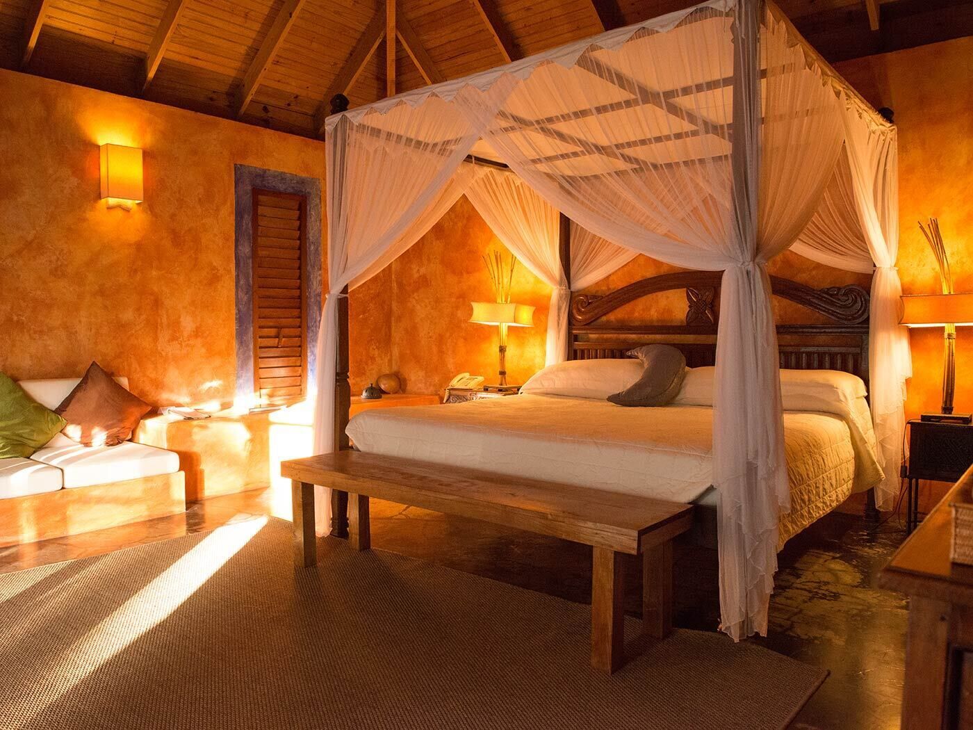 标准房, 1 张特大床 (Cottage) | 迷你吧、客房内保险箱、特色装修、特色家居