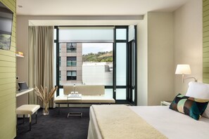 Draps en coton égyptien, couette en duvet d'oie