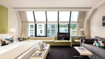 Draps en coton égyptien, couette en duvet d'oie