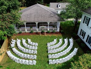 Zona para bodas al aire libre