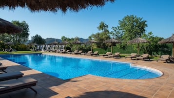 Indoor pool, outdoor pool