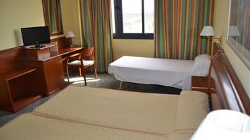 Double Room (2 Adults + 1Child) | Minibar, in-room safe, desk, blackout drapes