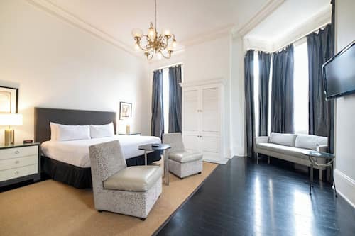 Grand kamer | Luxe beddengoed, donsdekens, pillowtop-bedden, een kluis op de kamer