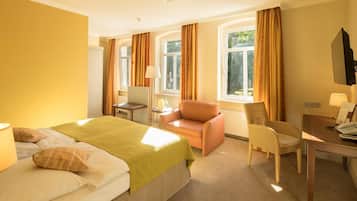 Ropa de cama hipoalergénica y minibar