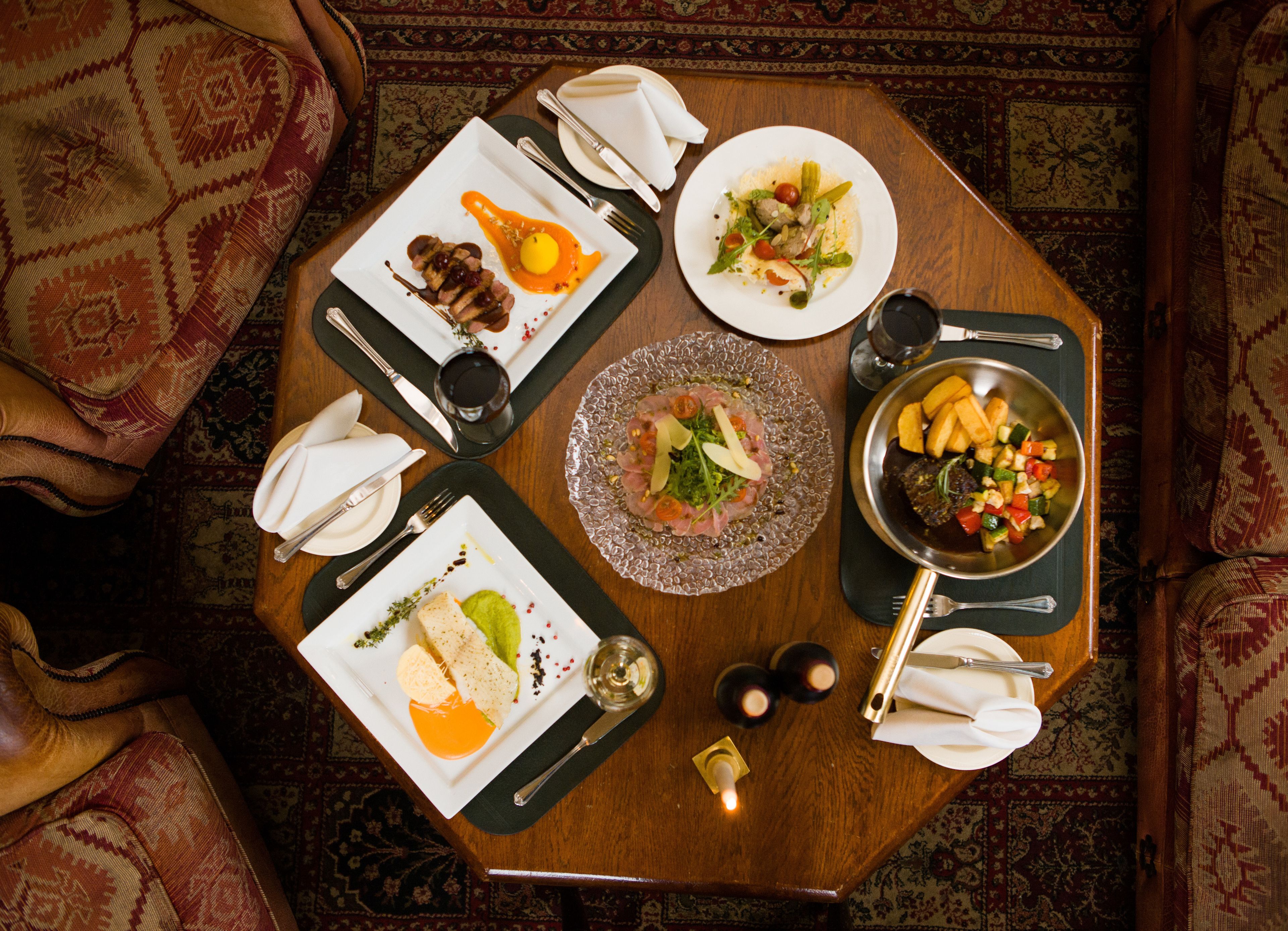 luxury double room | food and drink