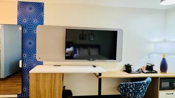 Desk, iron/ironing board, free cribs/infant beds, free WiFi