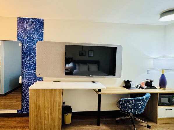 Desk, iron/ironing board, free cots/infant beds, free WiFi