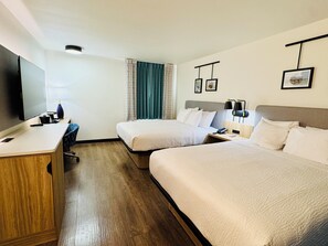 Room, 2 Queen Beds, Non Smoking | Desk, iron/ironing board, free cots/infant beds, free WiFi