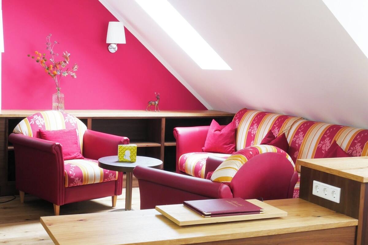 superior double room (including parking garage) | premium bedding, pillow-top beds, minibar, in-room safe