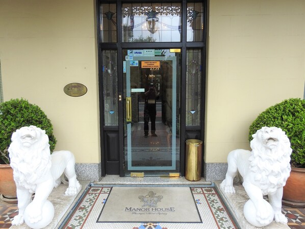 Fassade der Unterkunft