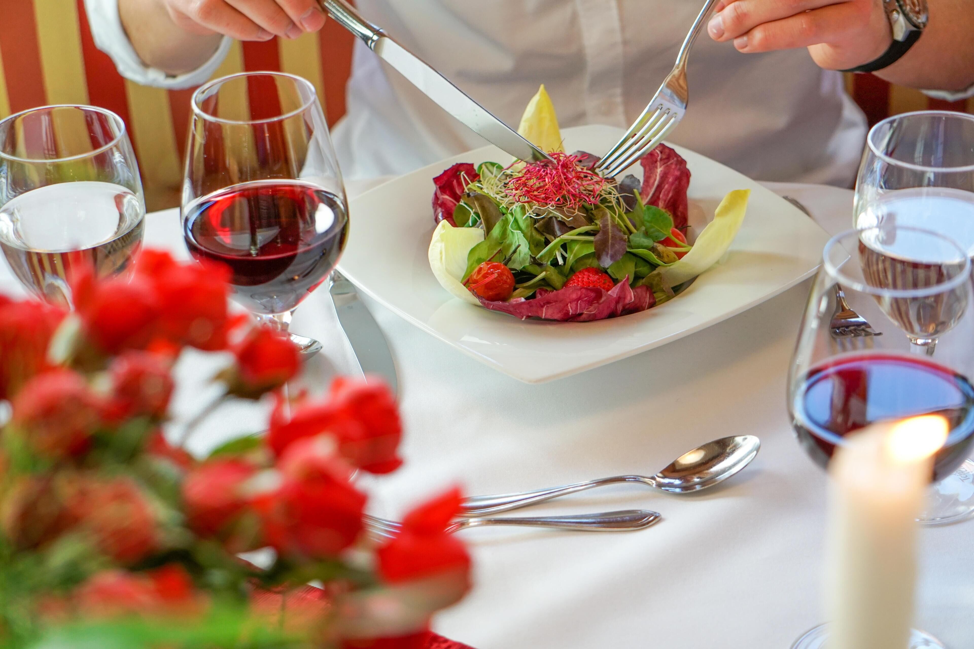 breakfast and dinner served, regional cuisine