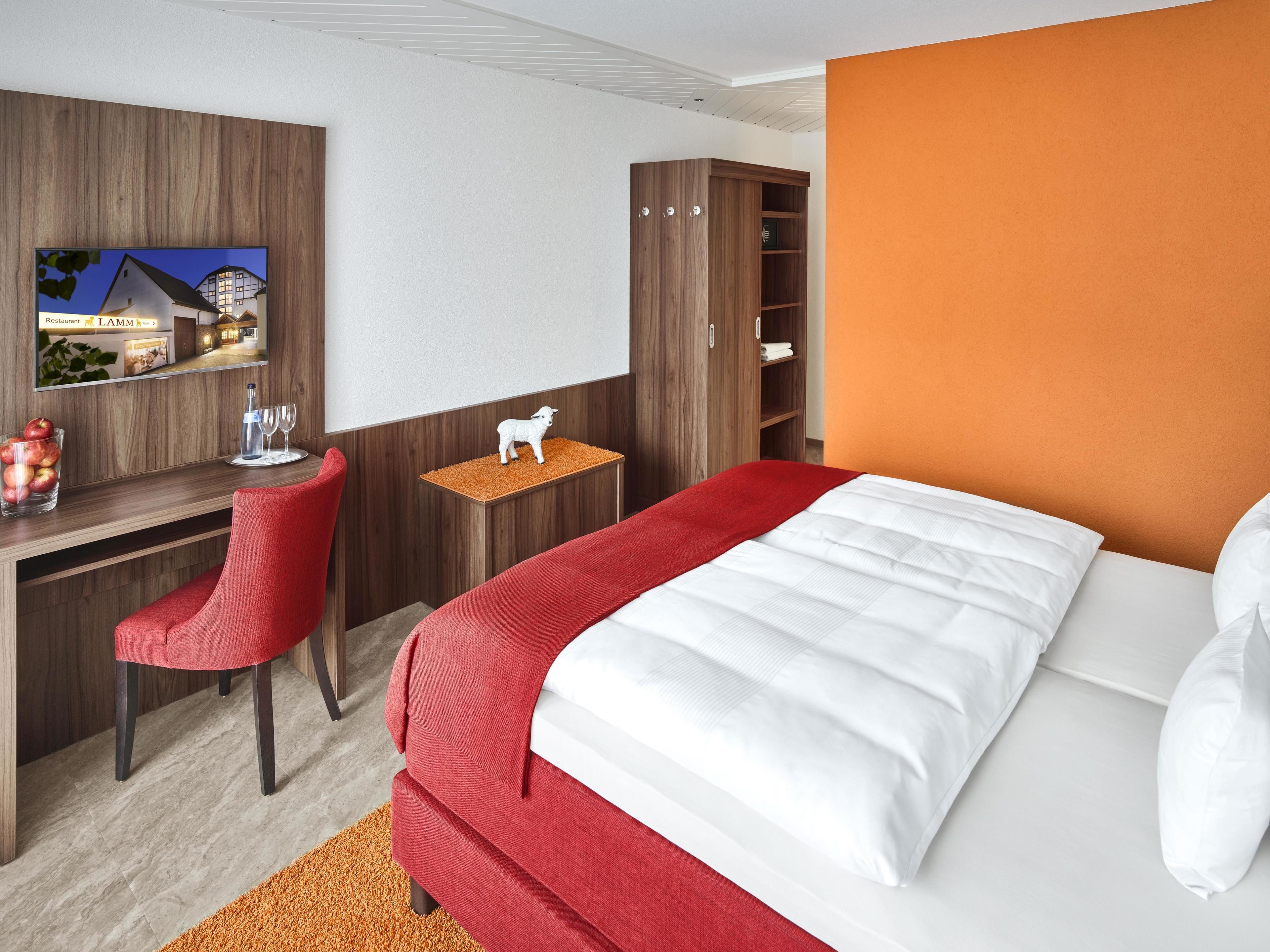 premium bedding, in-room safe, desk, blackout curtains