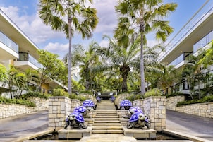 A szálláshely bejárata