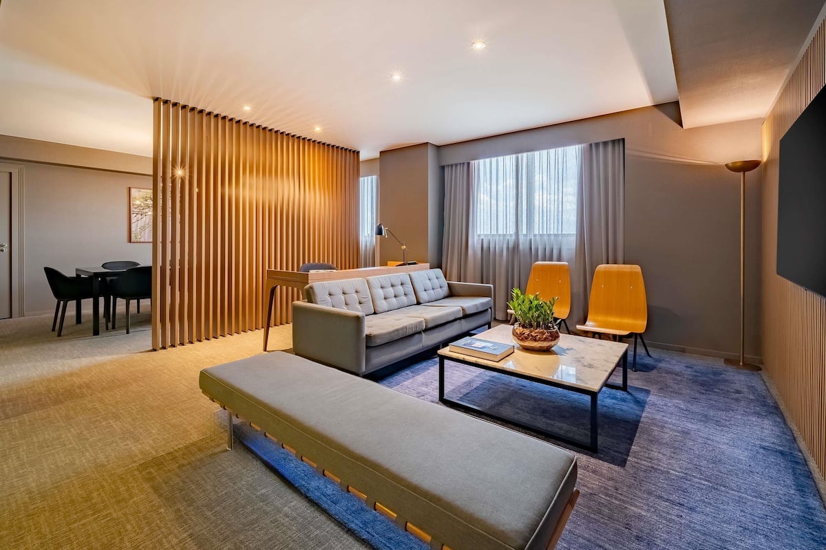 Presidential Suite, 1 King Bed, Club lounge access | Minibar, in-room safe, desk, laptop workspace