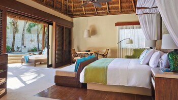 Signature Villa (with Private Plunge Pool and Deck) | Egyptian cotton sheets, premium bedding, pillowtop beds, minibar at Viceroy Riviera Maya, a Luxury Villa Resort