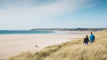 Beach nearby, white sand