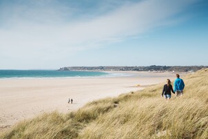 Beach nearby, white sand