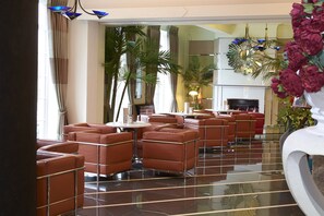 Sala de estar en el lobby
