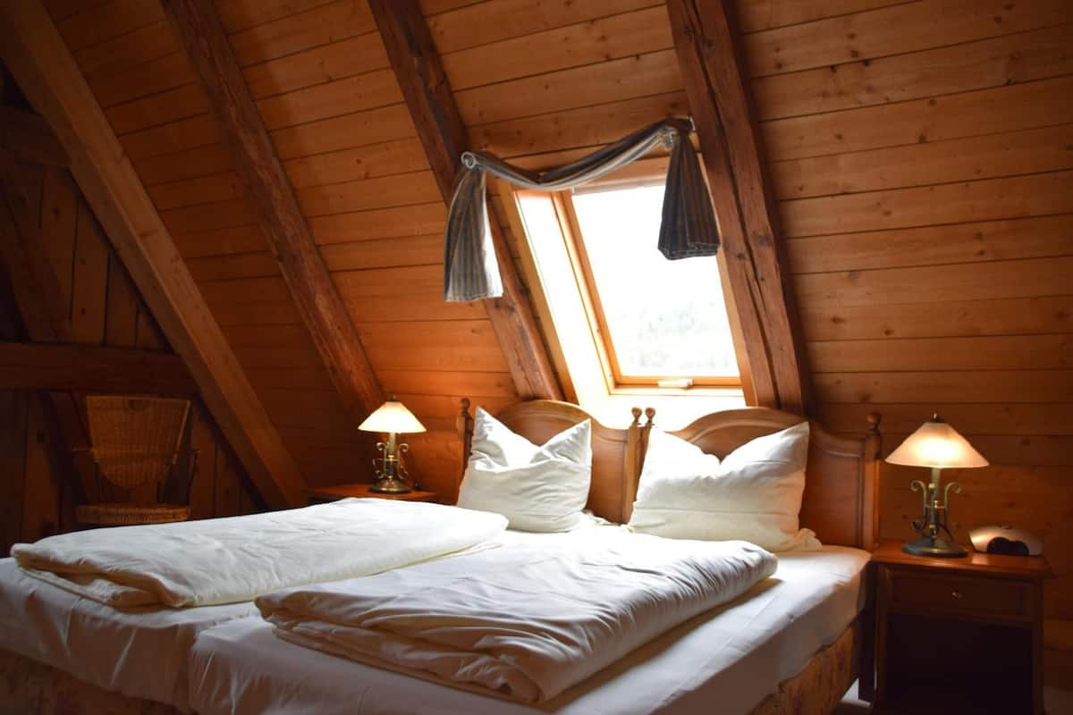 1 bedroom, desk, soundproofing, iron/ironing board