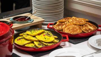 Gratis frukostbuffé varje dag