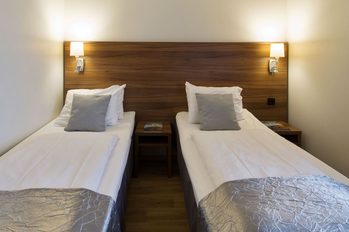 Individually decorated, individually furnished, desk, blackout curtains