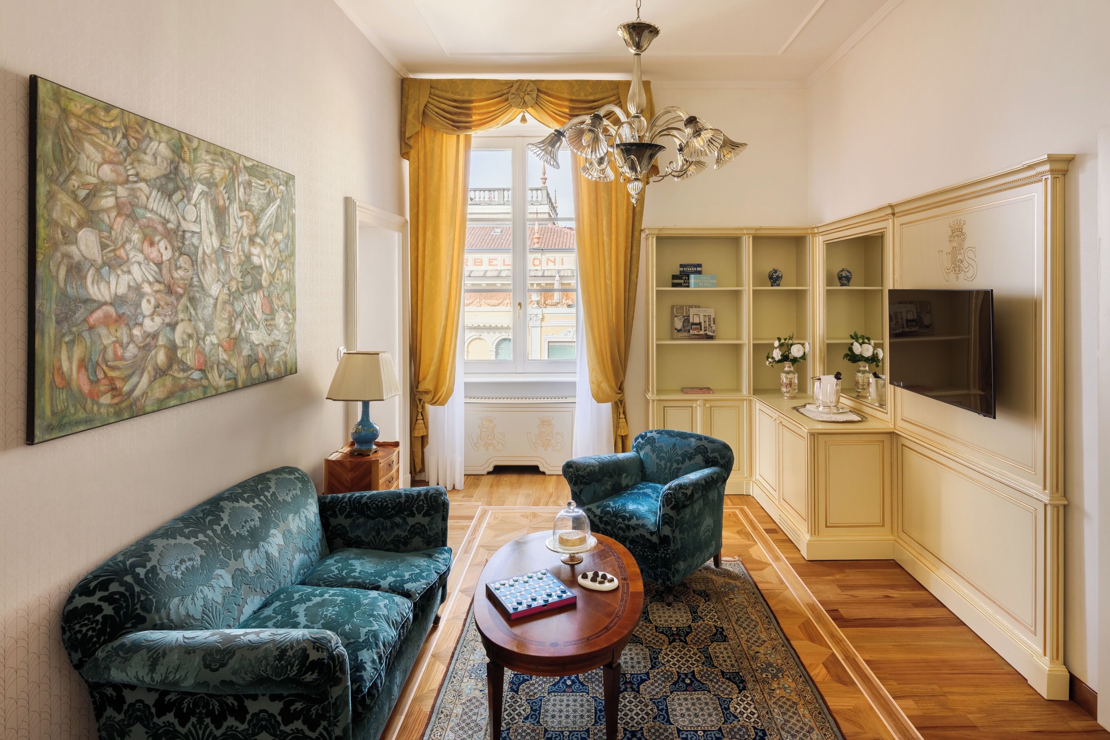 Literie de qualité supérieure, couette en duvet d'oie, minibar
