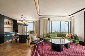 Suite Présidentielle, 2 chambres (View) | Salle de séjour