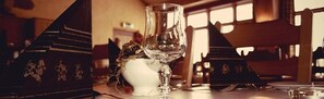 Breakfast, lunch, dinner served; local cuisine, garden views