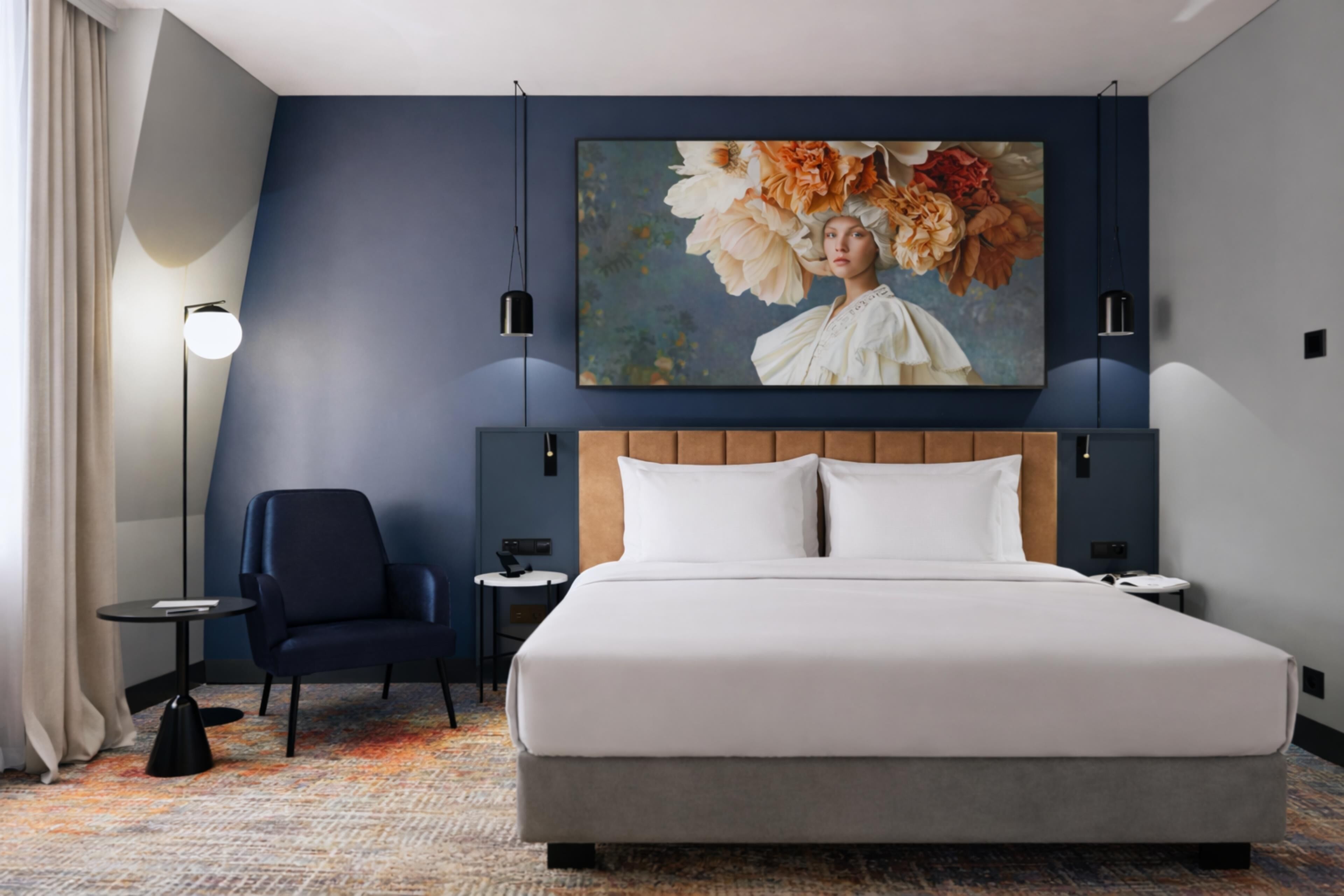 프리미엄룸, 공원 전망 | 미니바, 객실 내 금고, 책상, 암막 커튼