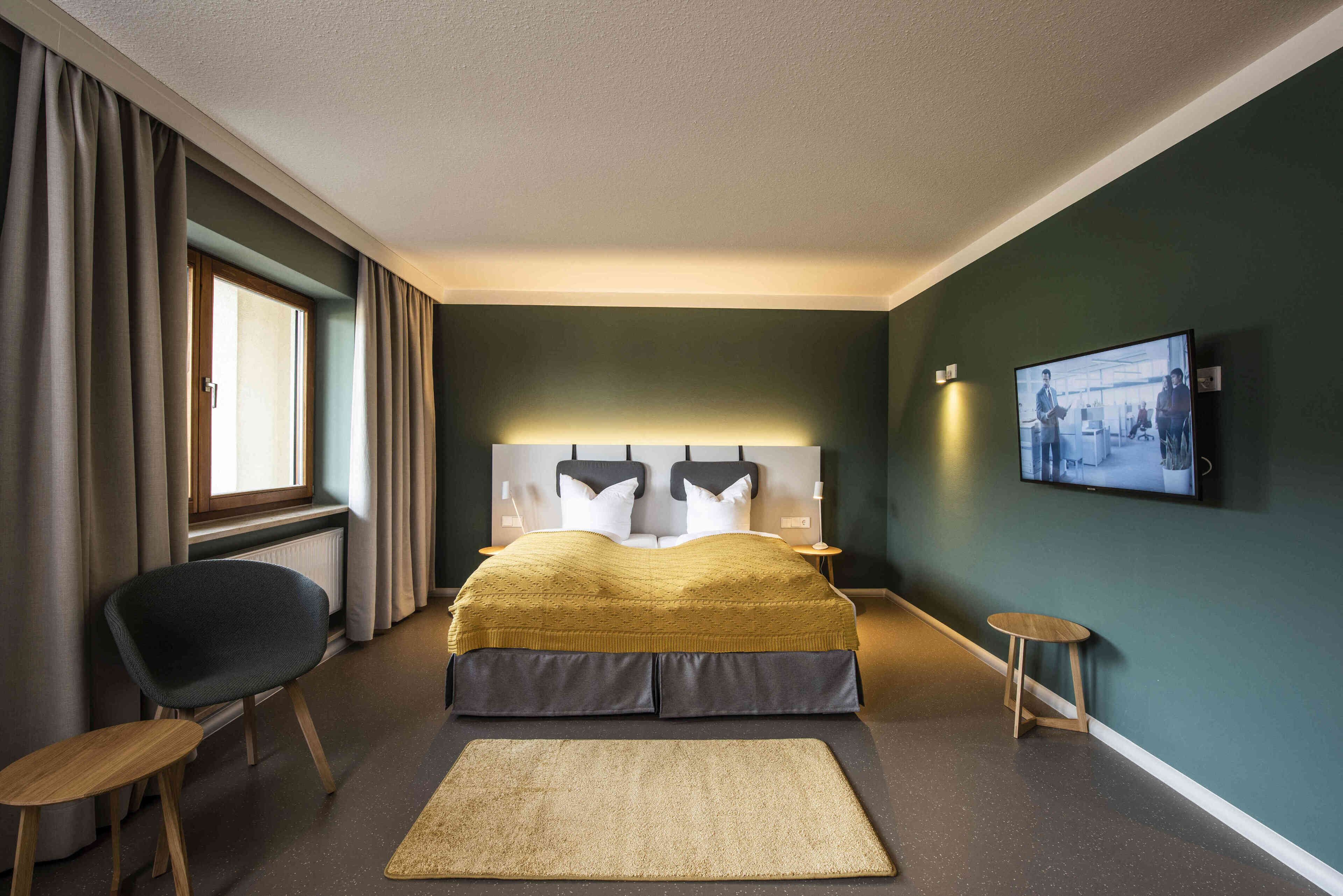 superior double room | 1 bedroom, desk, blackout curtains, iron/ironing board