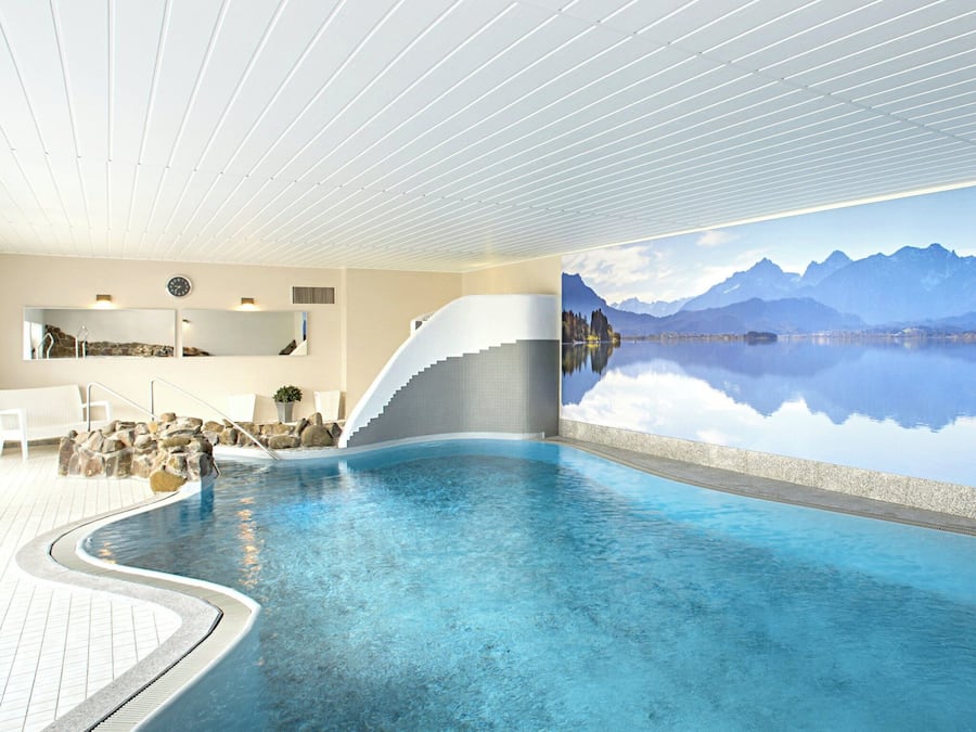 Indoor pool, open 6:30 AM to 10:00 PM, sun loungers