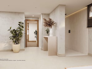 Sauna, steam room