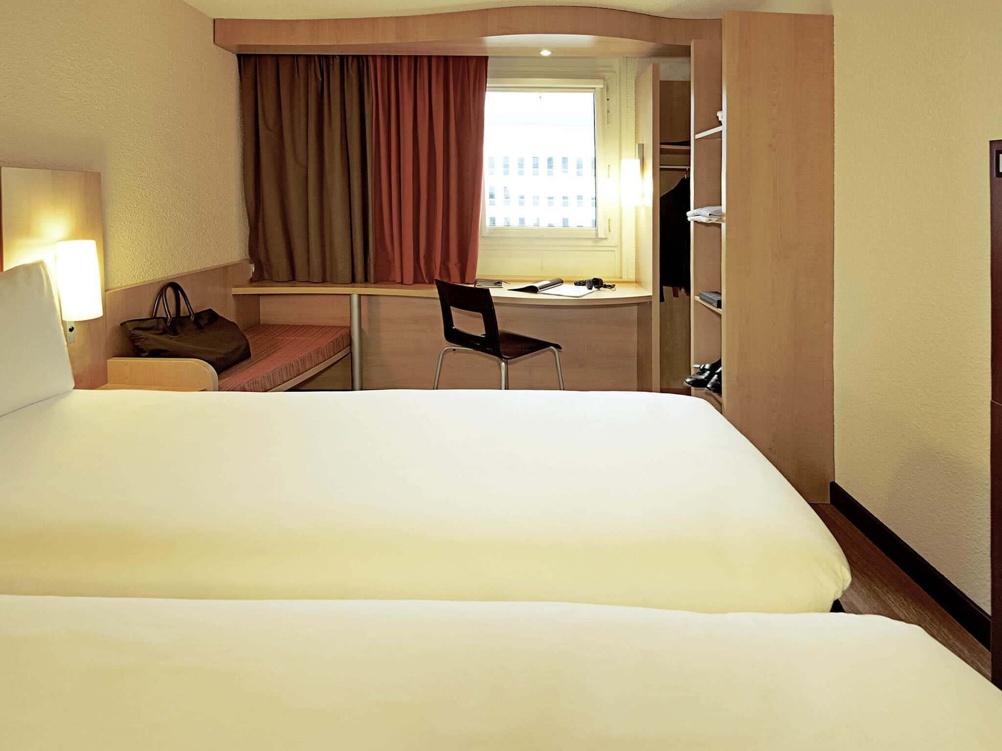room, 2 single beds | premium bedding, in-room safe, desk, blackout curtains