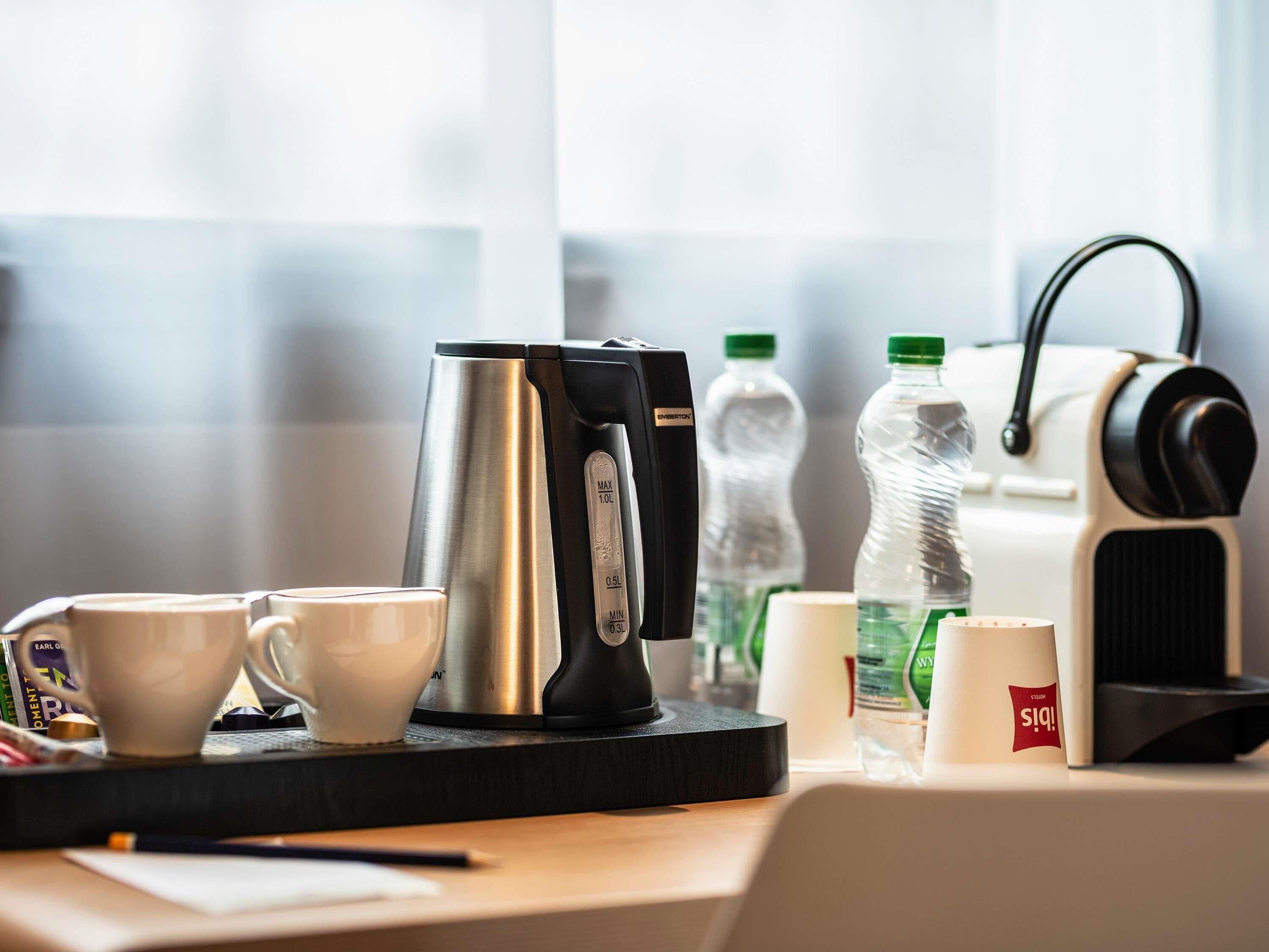 kai room by ibis - with one large bed for 1 or 2 people | coffee and/or coffee maker