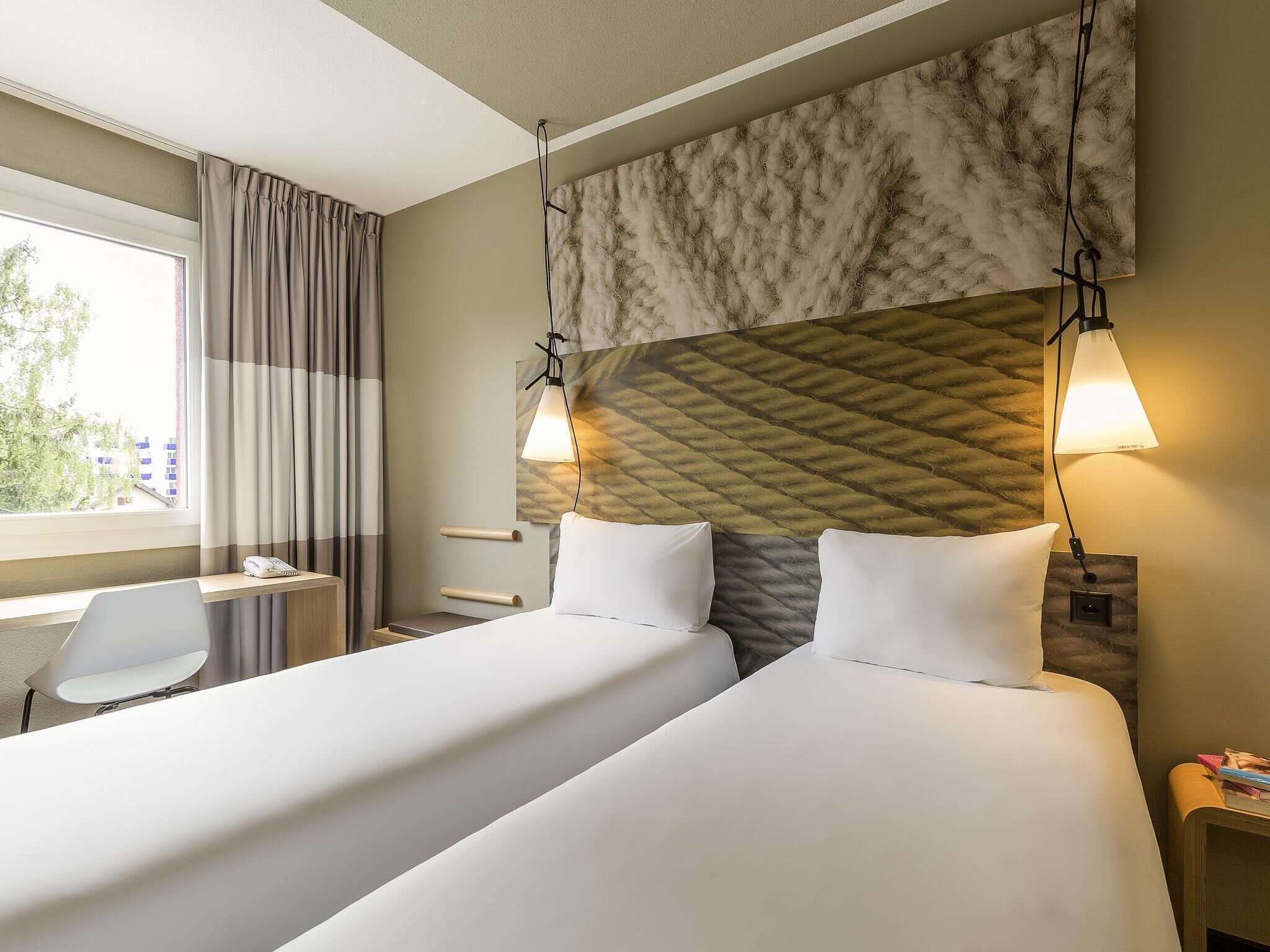 Standard Room, 2 Single Beds | Premium bedding, desk, blackout curtains, soundproofing