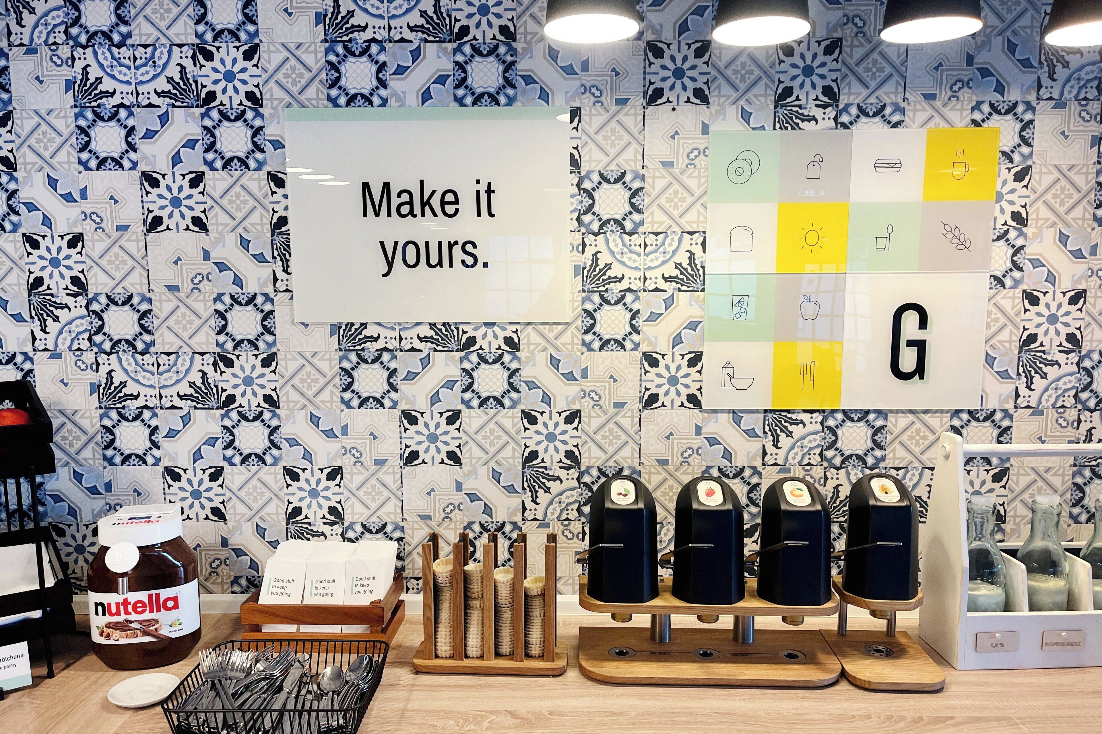 Daily buffet breakfast (EUR 17 per person)