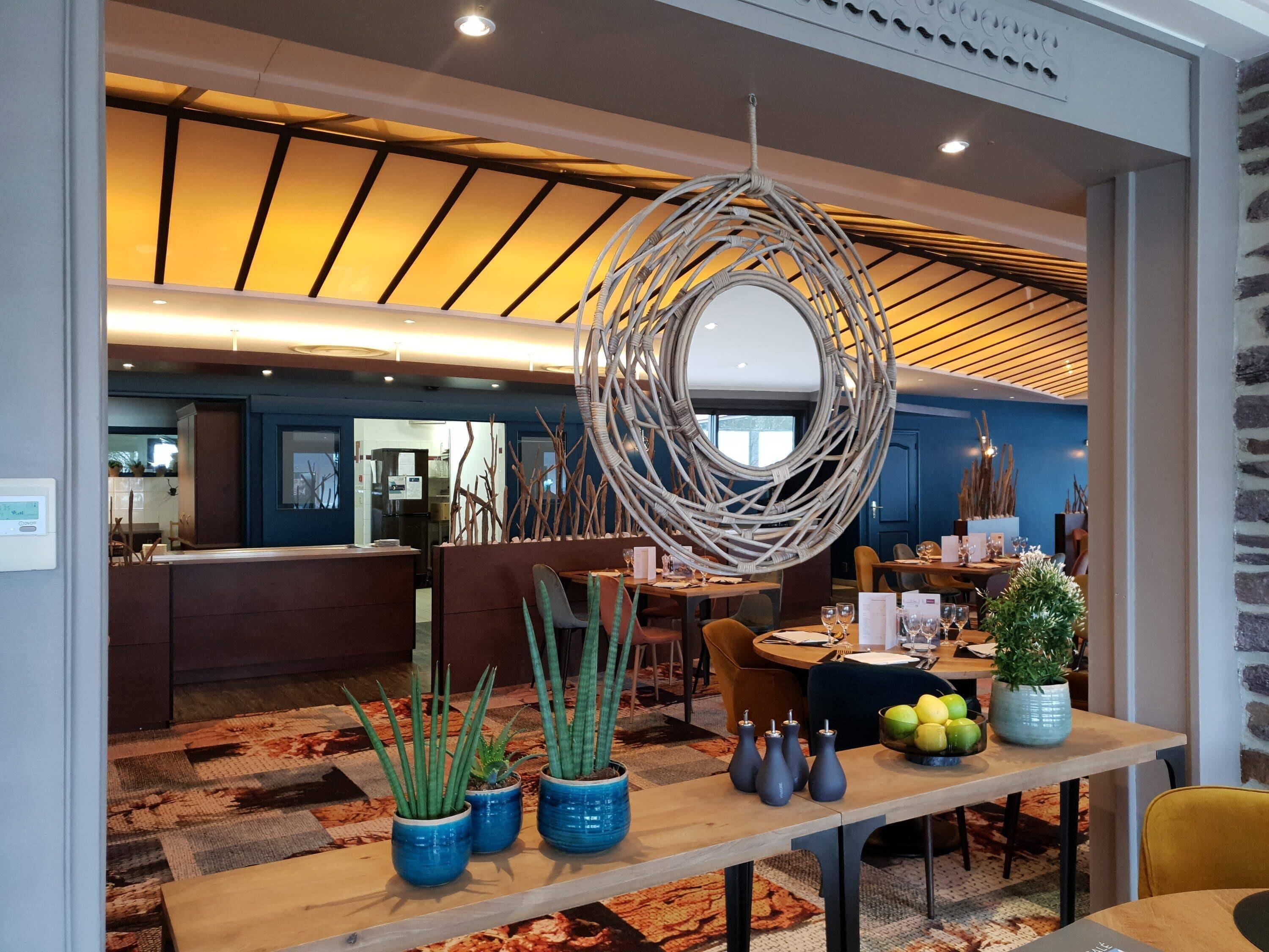 Serveert lunch en diner, Franse gerechten